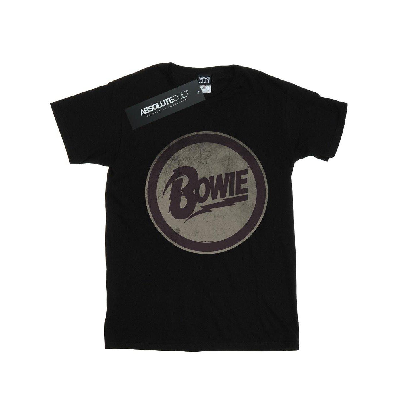 Circle Logo Tshirt Jungen Schwarz 116 von David Bowie