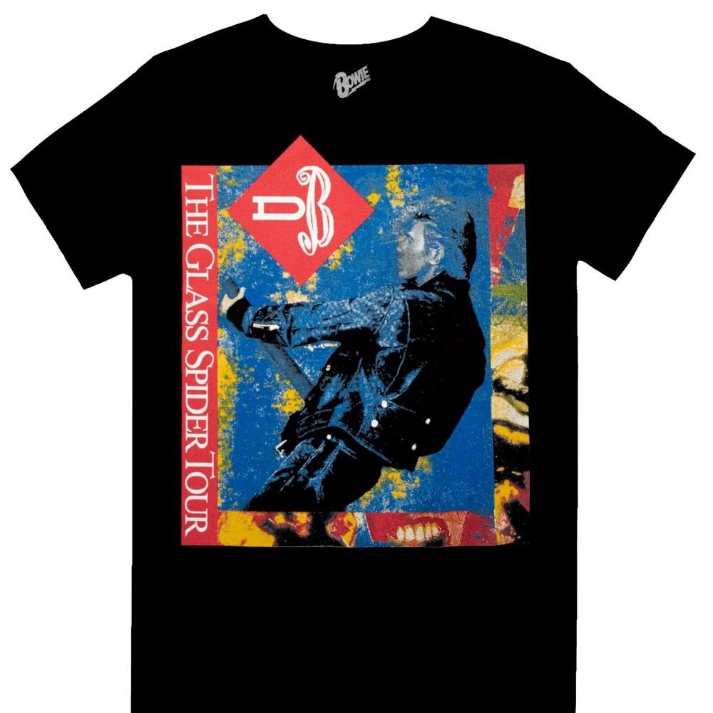 Glass Spider Tour Tshirt Damen Schwarz S von David Bowie