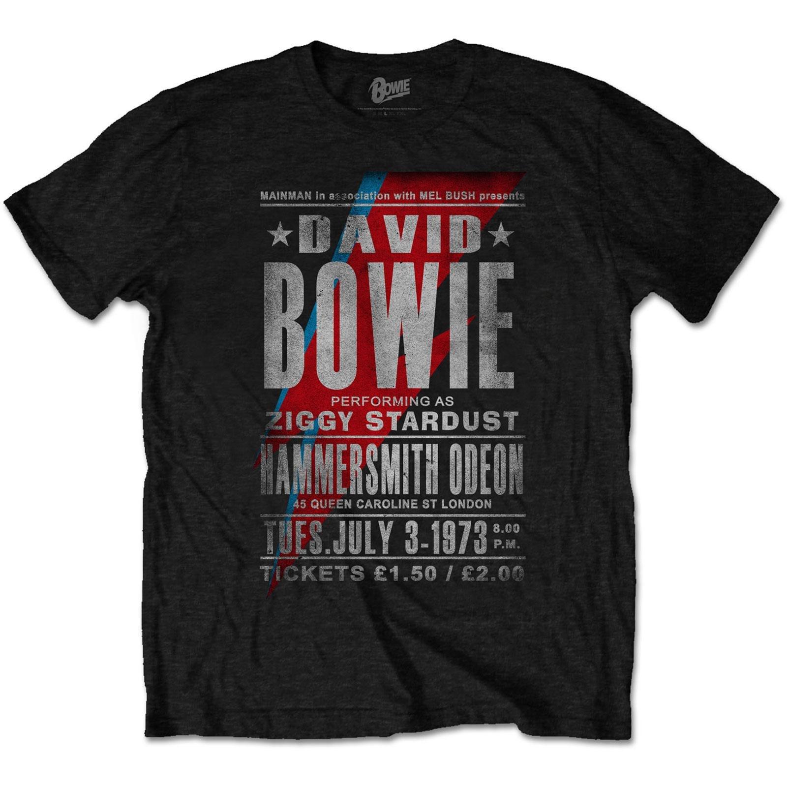 Hammersmith Odeon Tshirt Damen Schwarz S von David Bowie