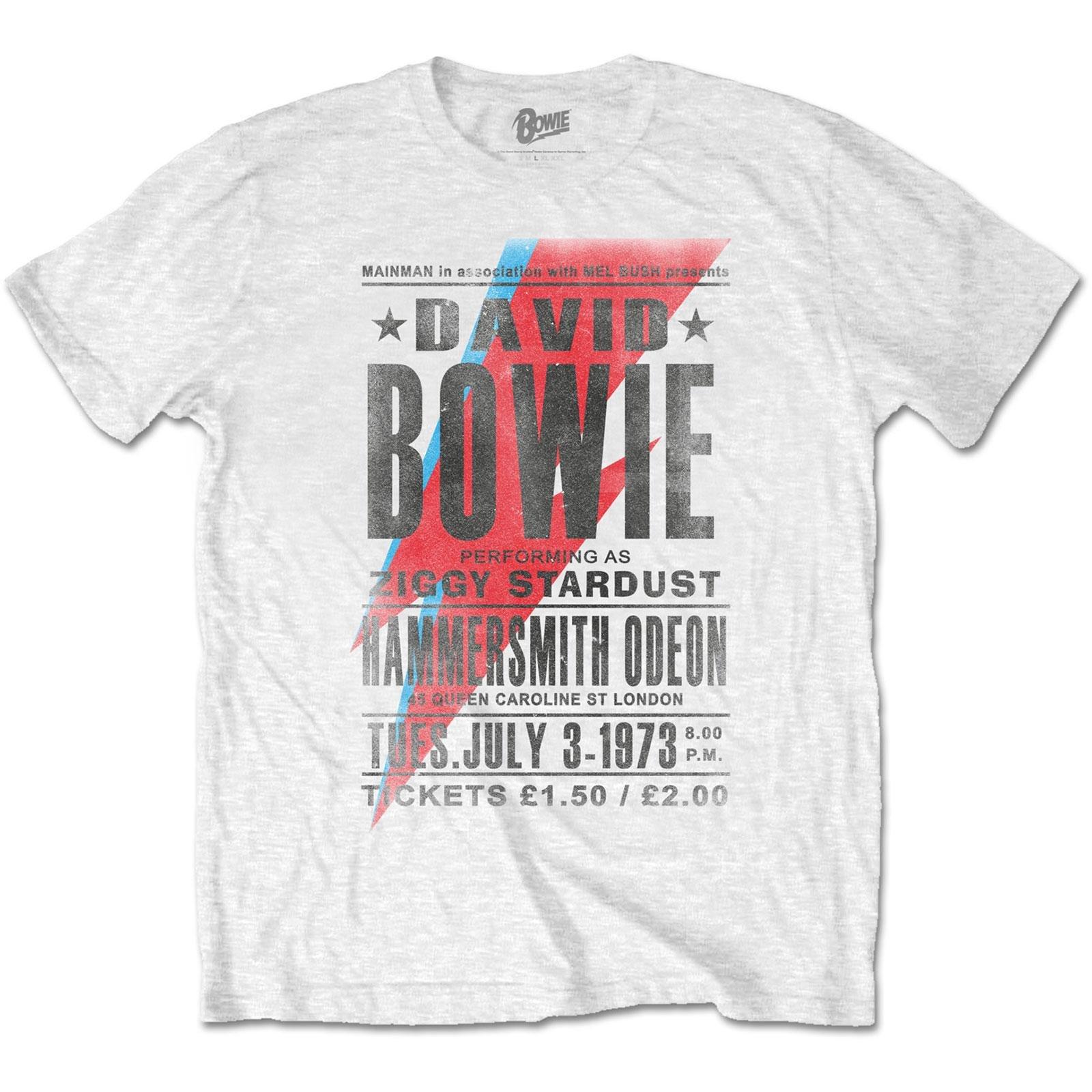 Hammersmith Odeon Tshirt Damen Weiss L von David Bowie