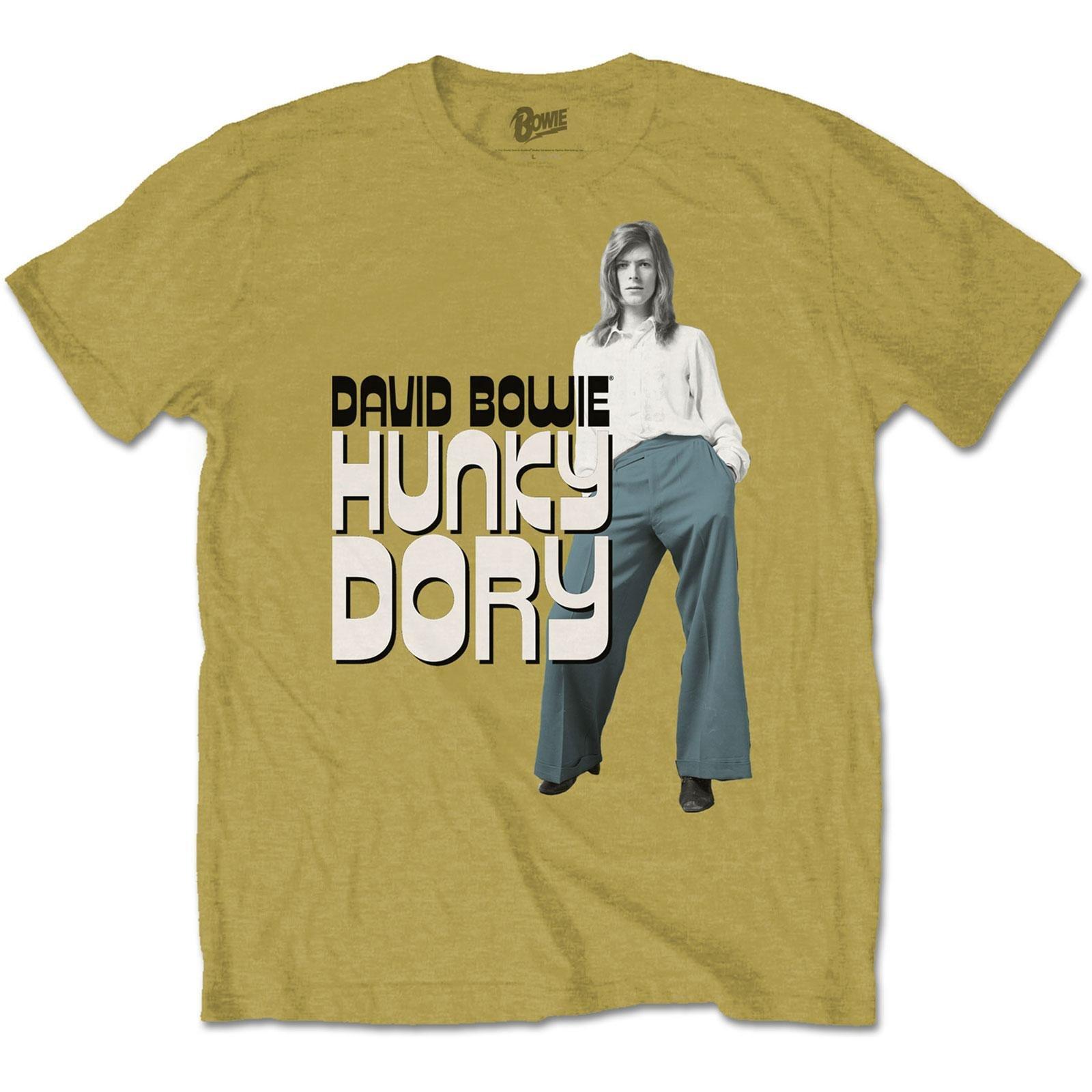 Hunky Dory 2 Tshirt Damen Senfgelb XL von David Bowie