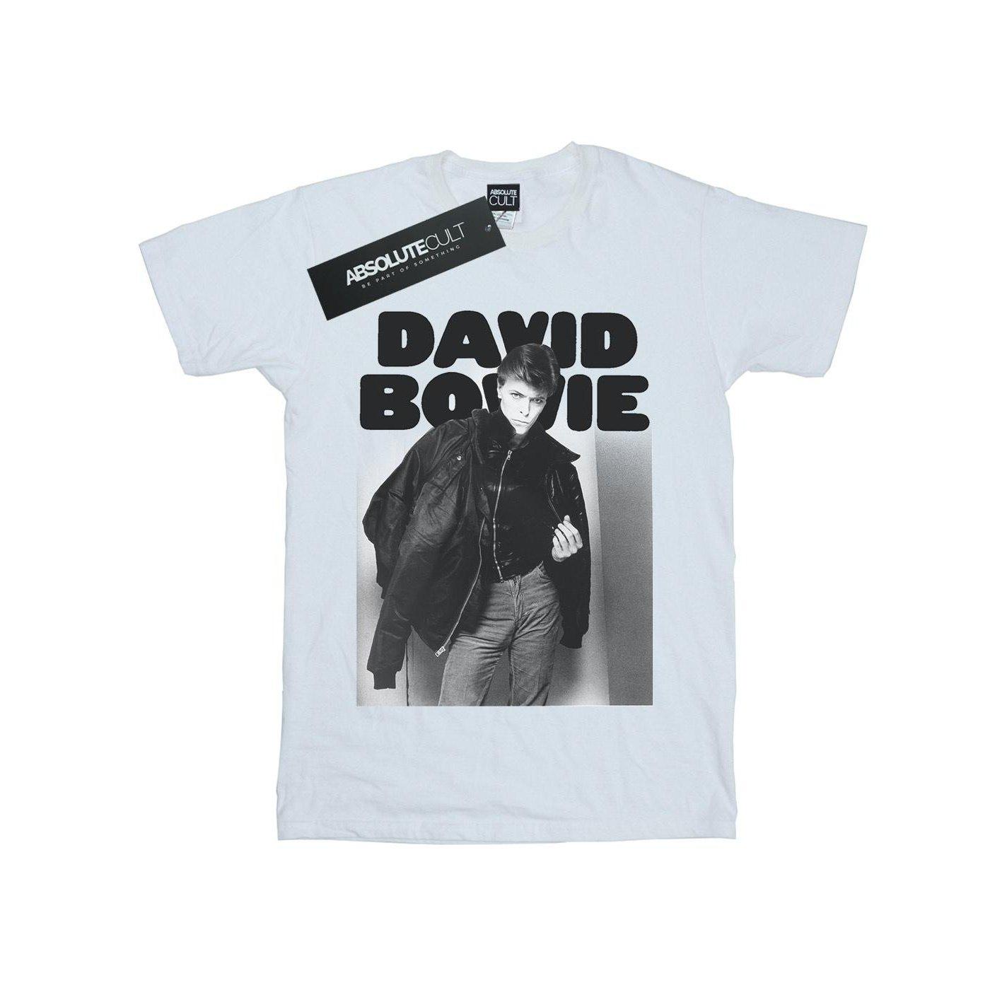 Jacket Photograph Tshirt Jungen Weiss 116 von David Bowie