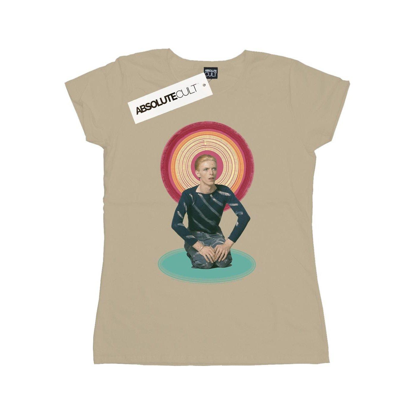 Kneeling Halo Tshirt Damen Sand M von David Bowie