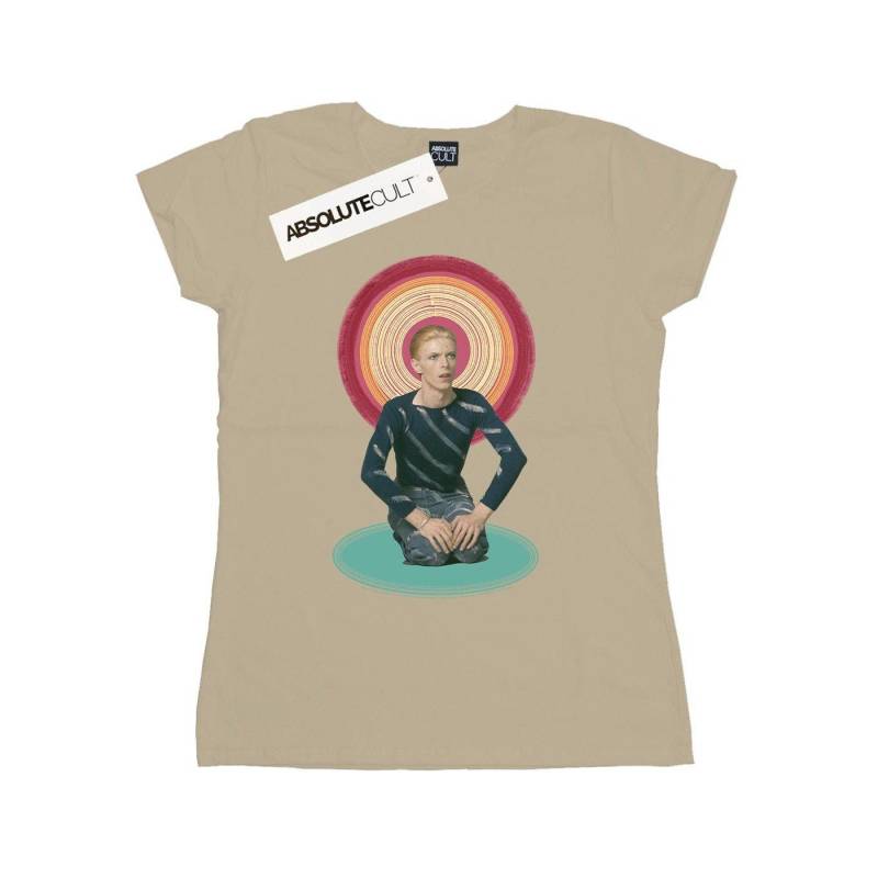Kneeling Halo Tshirt Damen Sand S von David Bowie