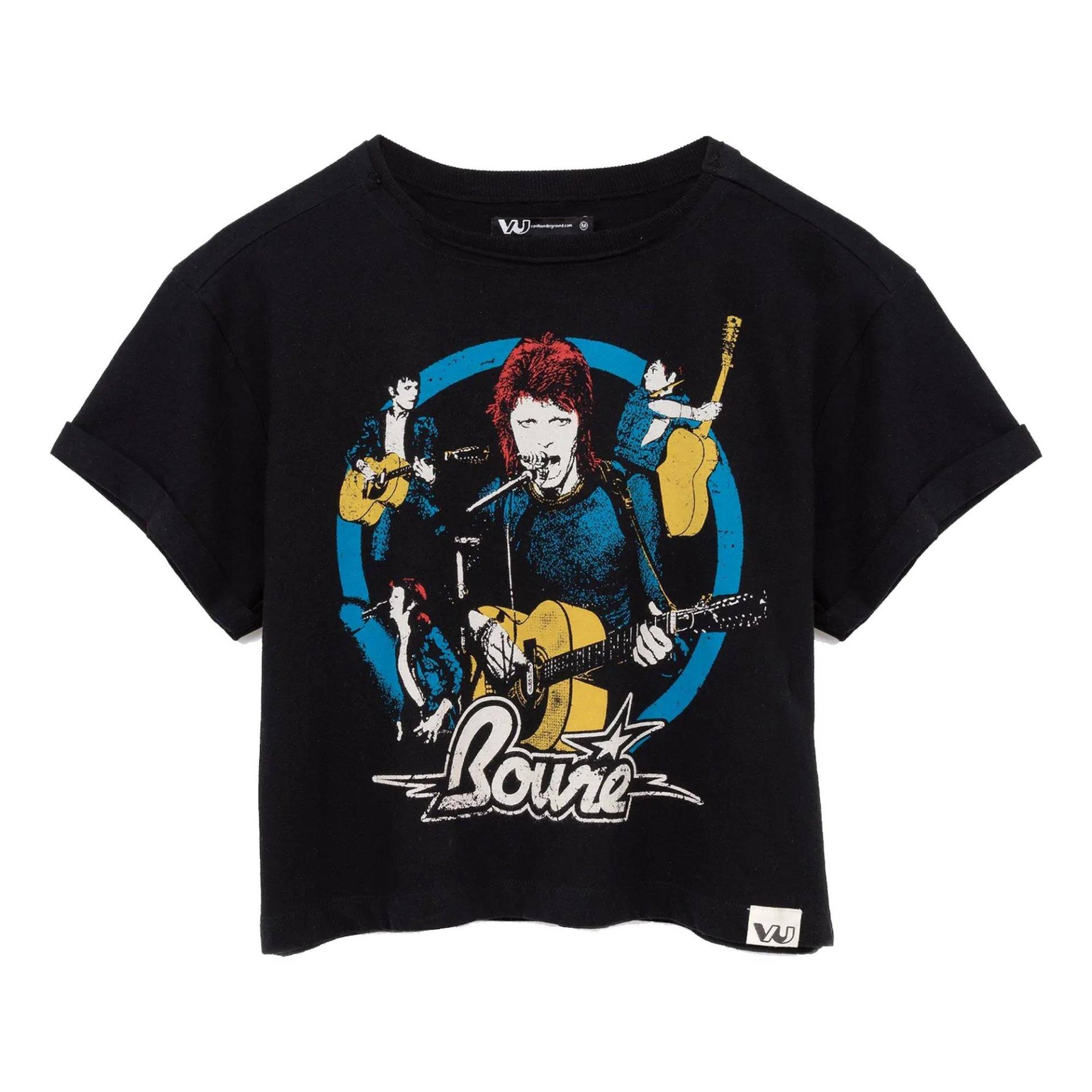 Kurzes Tshirt Damen Schwarz 3XL von David Bowie