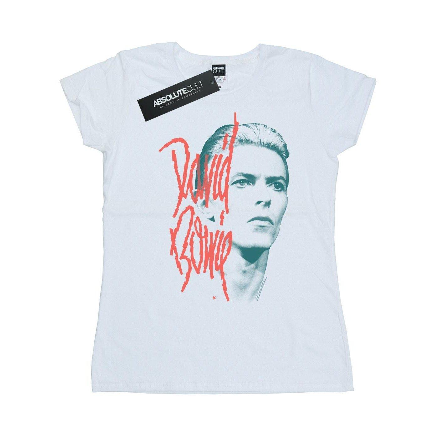 Mono Stare Tshirt Damen Weiss L von David Bowie