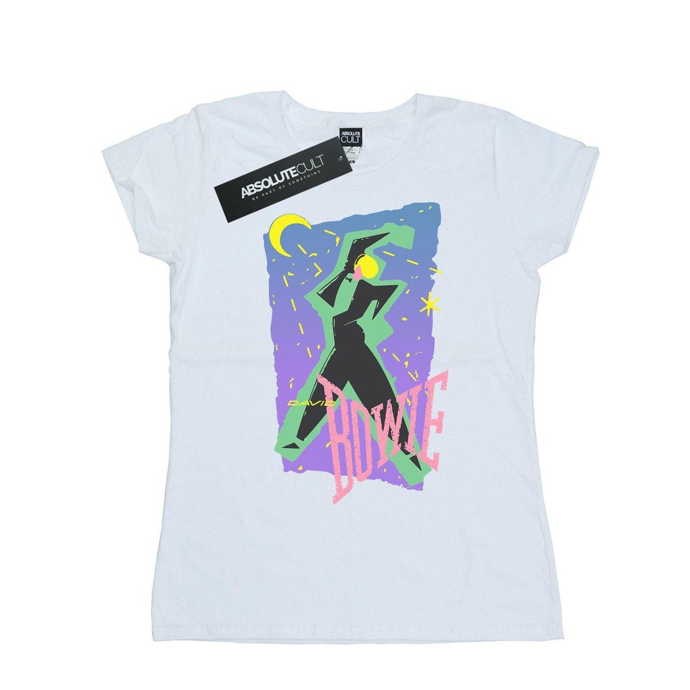 Moonlight Dance Tshirt Damen Weiss M von David Bowie