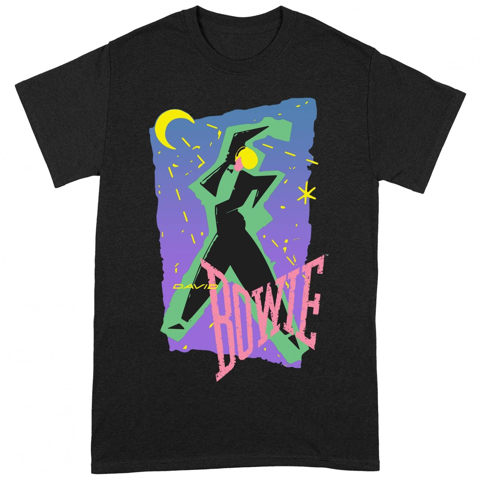 Moonlight Dance Tshirt Herren Schwarz 4XL von David Bowie