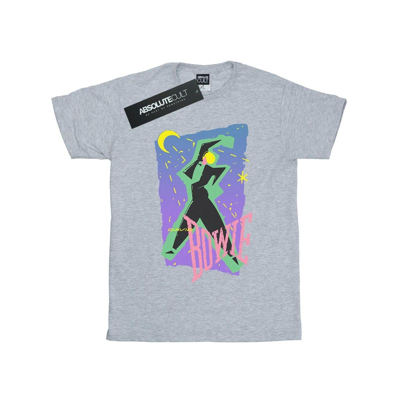 Moonlight Dance Tshirt Jungen Grau 116 von David Bowie