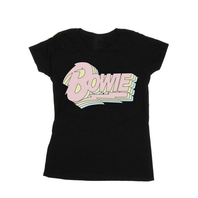 Pastel Bowie Tshirt Damen Schwarz M von David Bowie