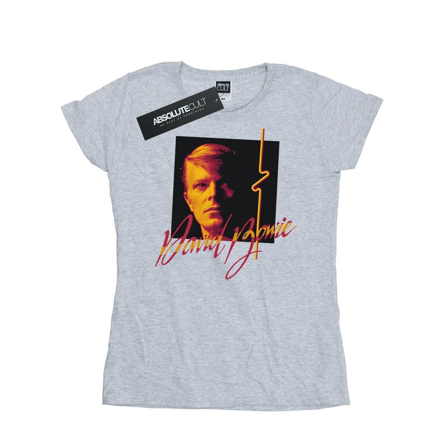 Photo Angle 90s Tshirt Damen Grau M von David Bowie