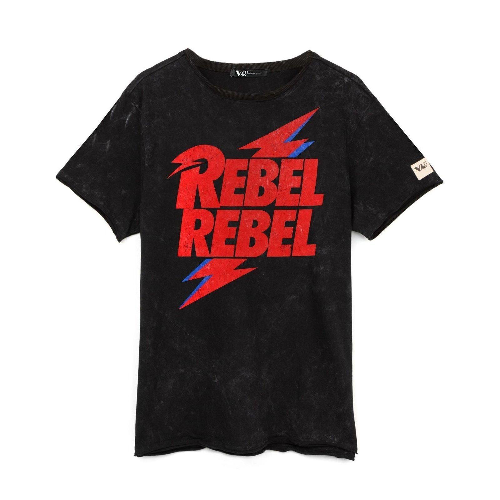Rebel Rebel Tshirt Damen Schwarz 3XL von David Bowie