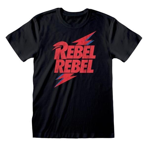 Rebel Rebel Tshirt Damen Schwarz L von David Bowie
