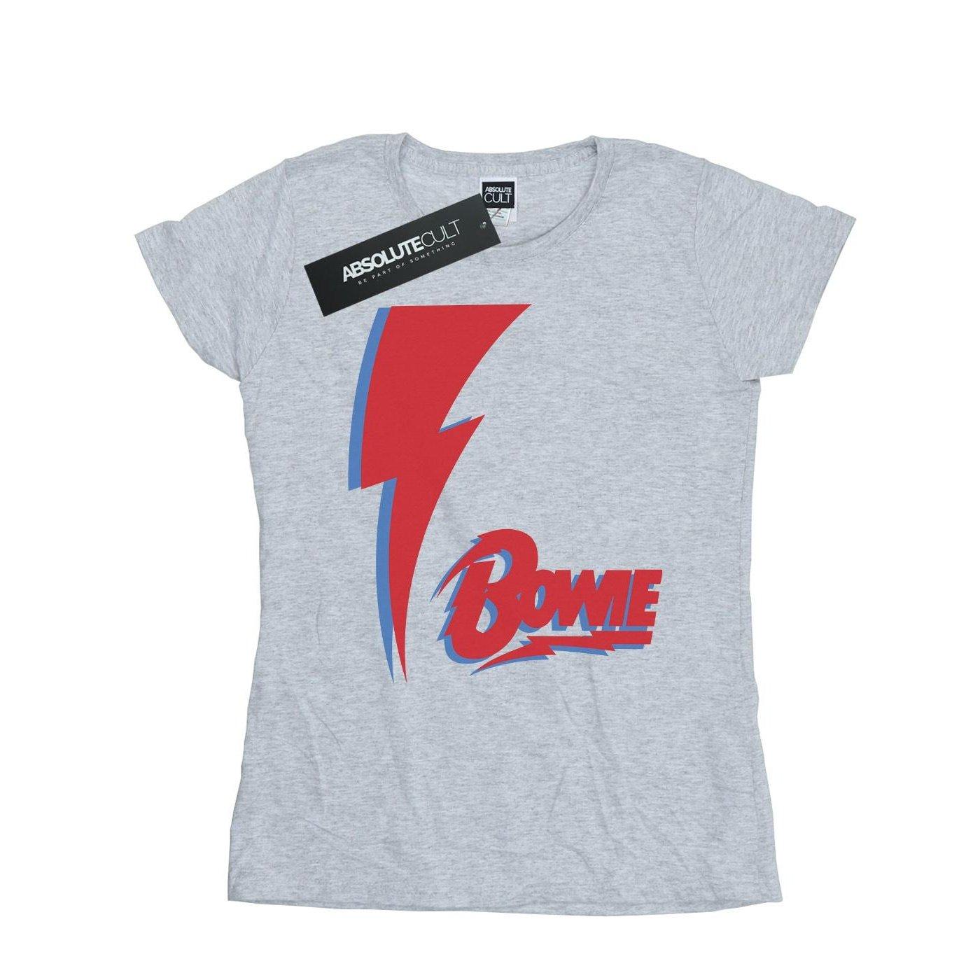 Red Bolt Tshirt Damen Grau XXL von David Bowie