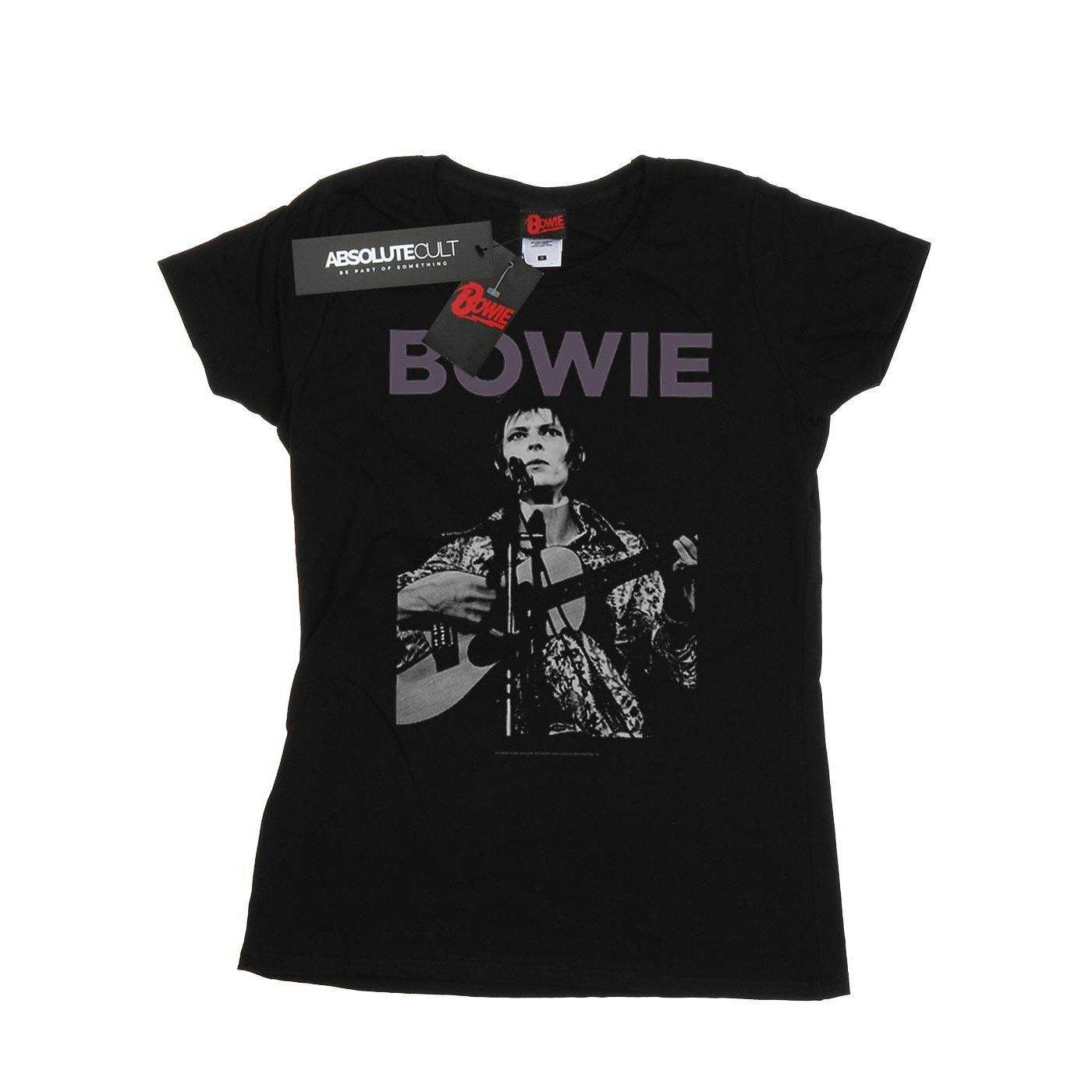 Rock Poster Tshirt Damen Schwarz M von David Bowie