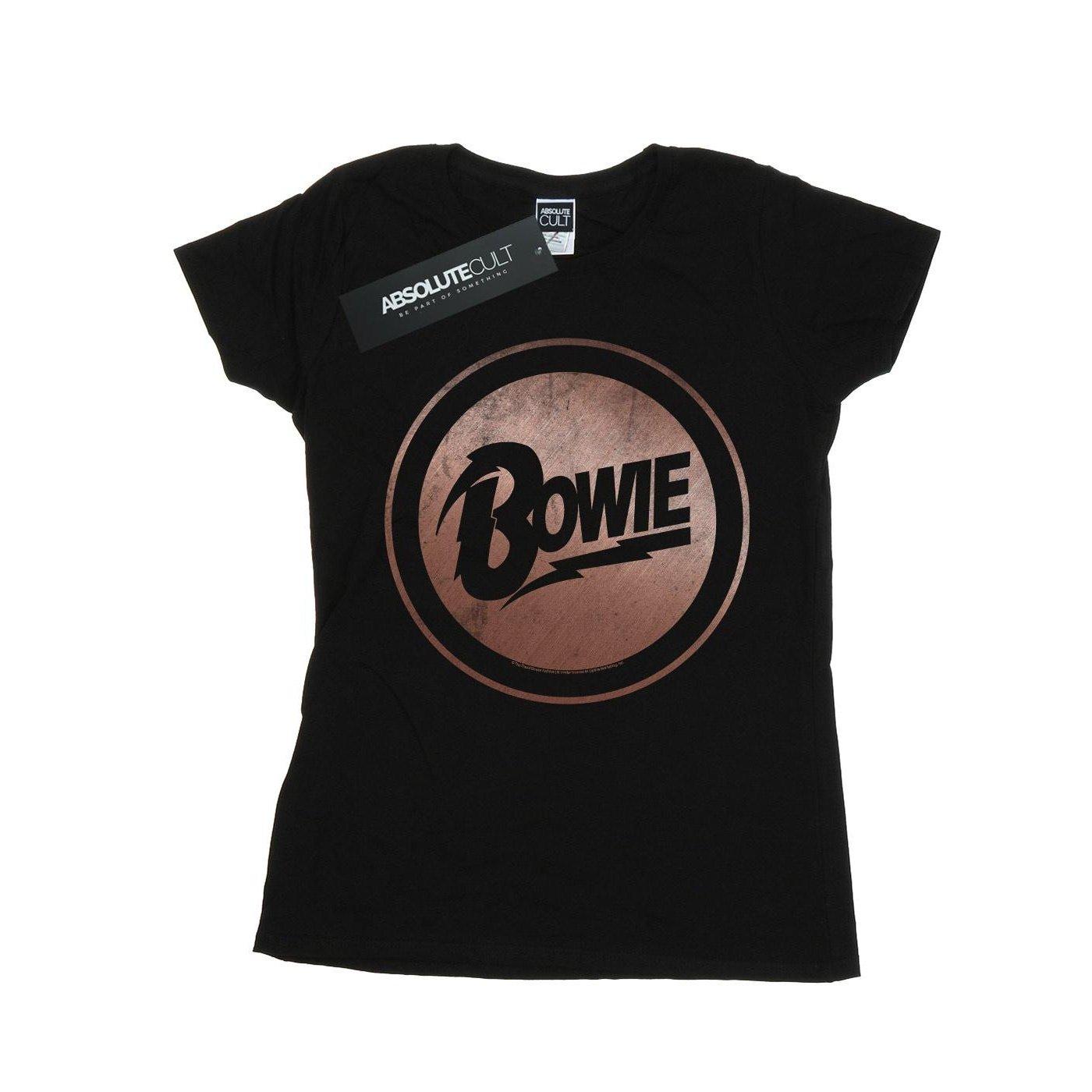 Rose Gold Circle Tshirt Damen Schwarz L von David Bowie