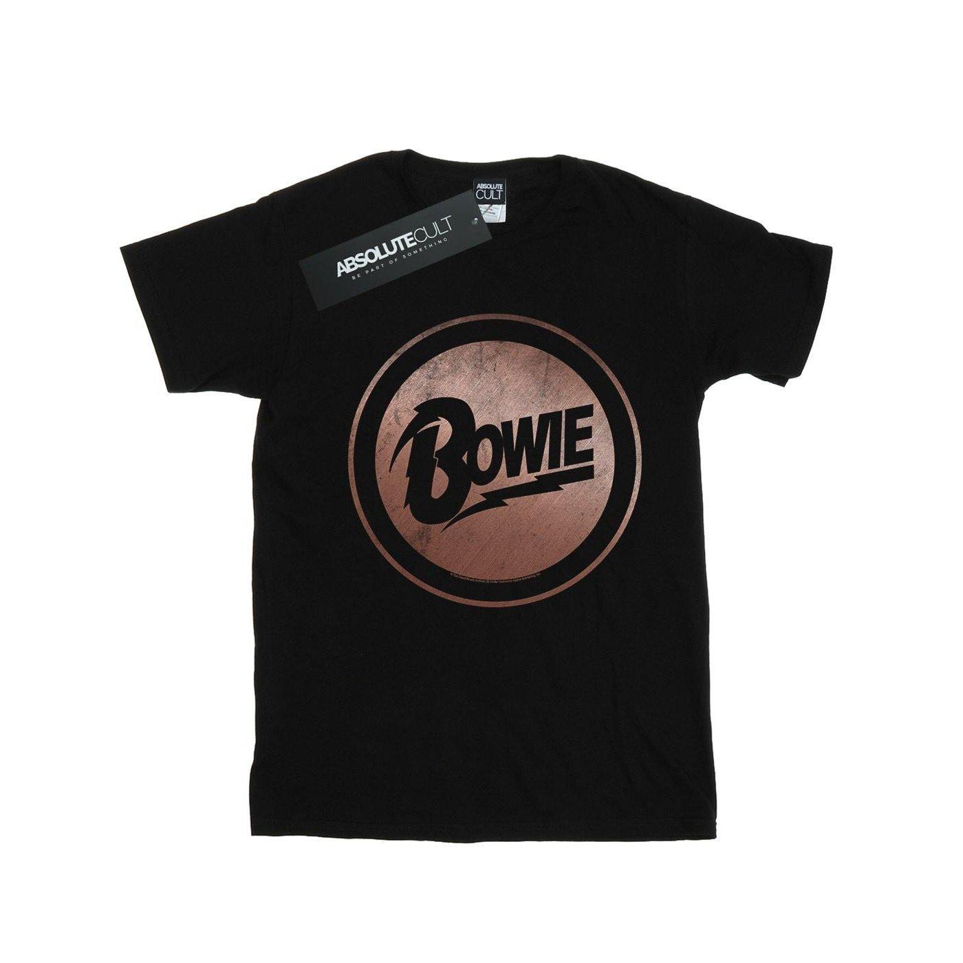 Rose Gold Circle Tshirt Jungen Schwarz 128 von David Bowie