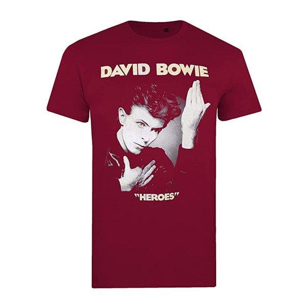 We Can Be Heroes Just For One Day Tshirt Herren Bordeaux S von David Bowie