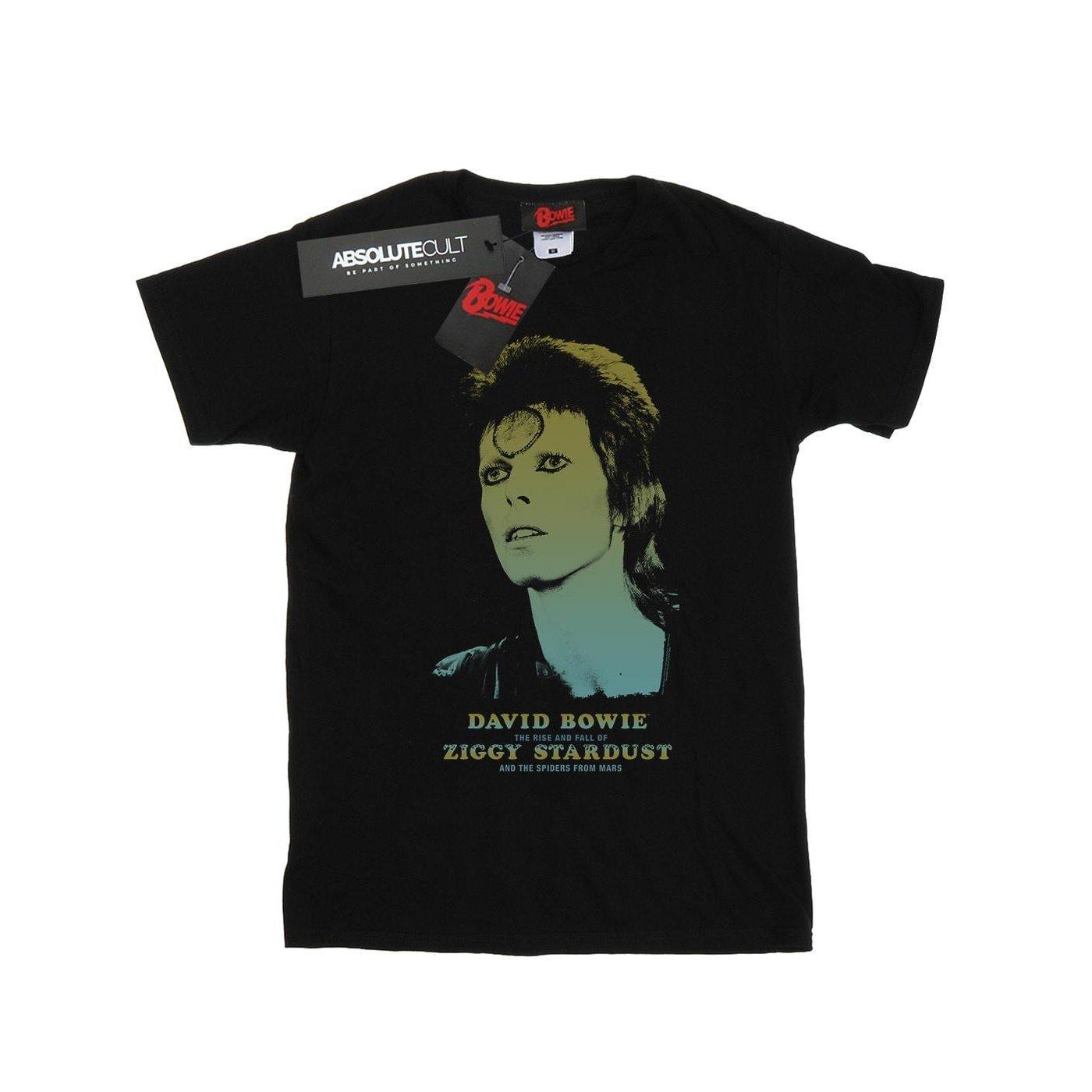 Ziggy Gradient Tshirt Jungen Schwarz 116 von David Bowie
