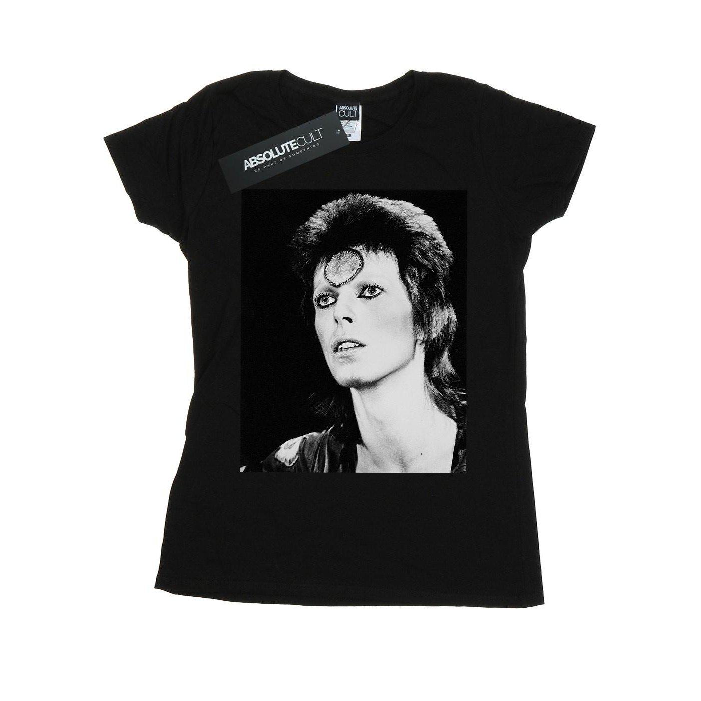 Ziggy Looking Tshirt Damen Schwarz XL von David Bowie