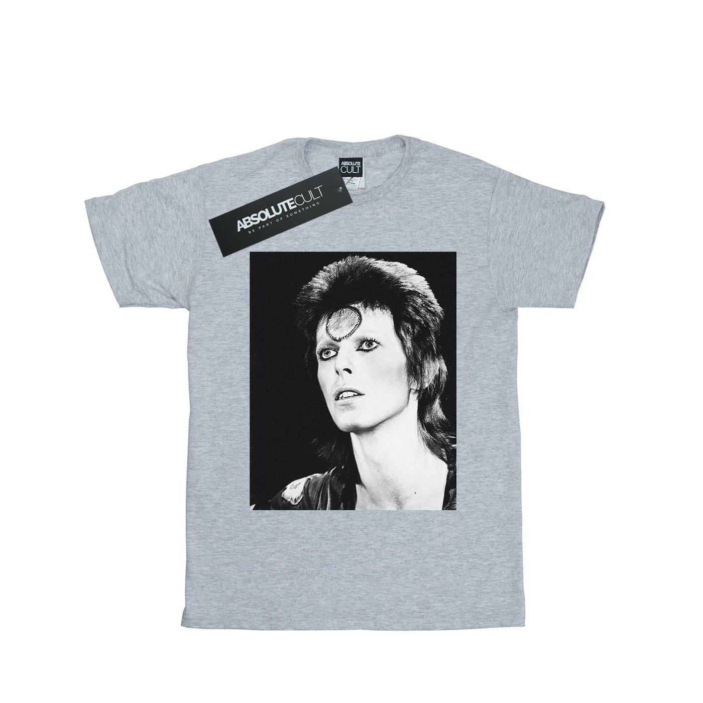 Ziggy Looking Tshirt Jungen Grau 140/146 von David Bowie