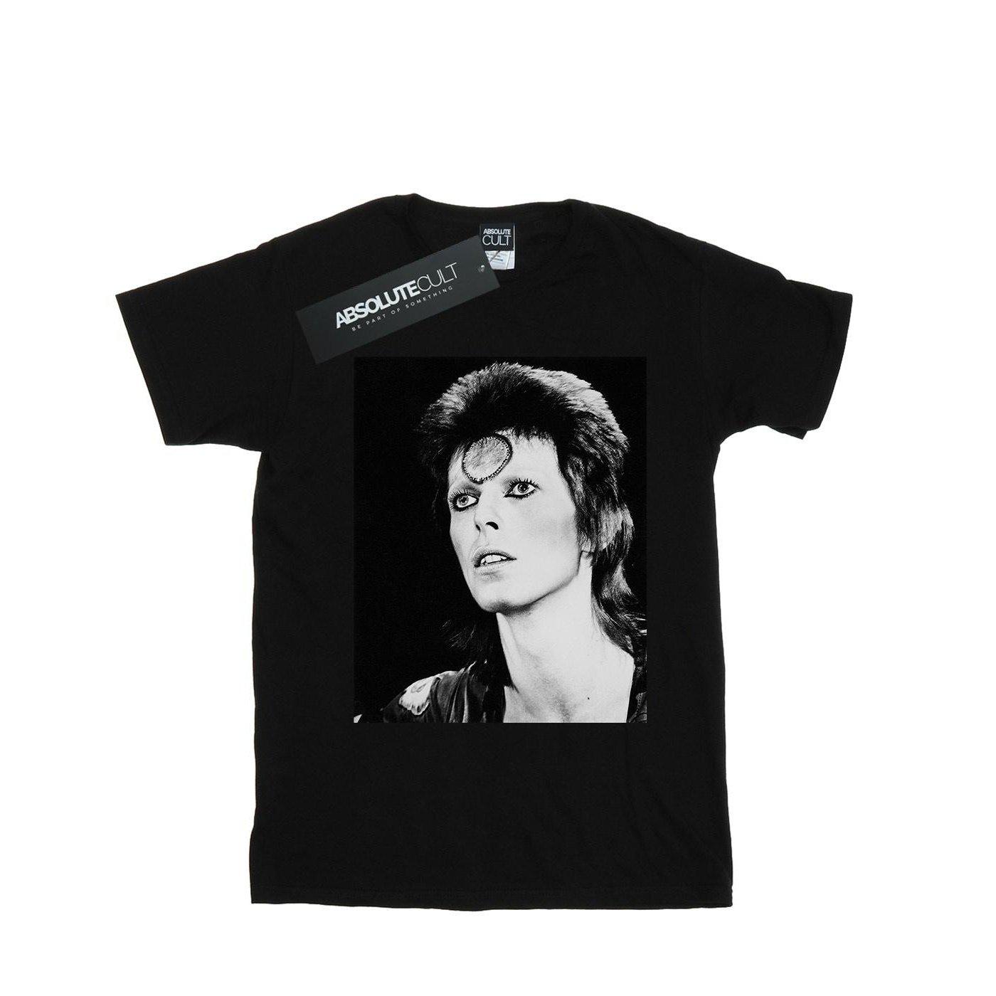 Ziggy Looking Tshirt Jungen Schwarz 128 von David Bowie