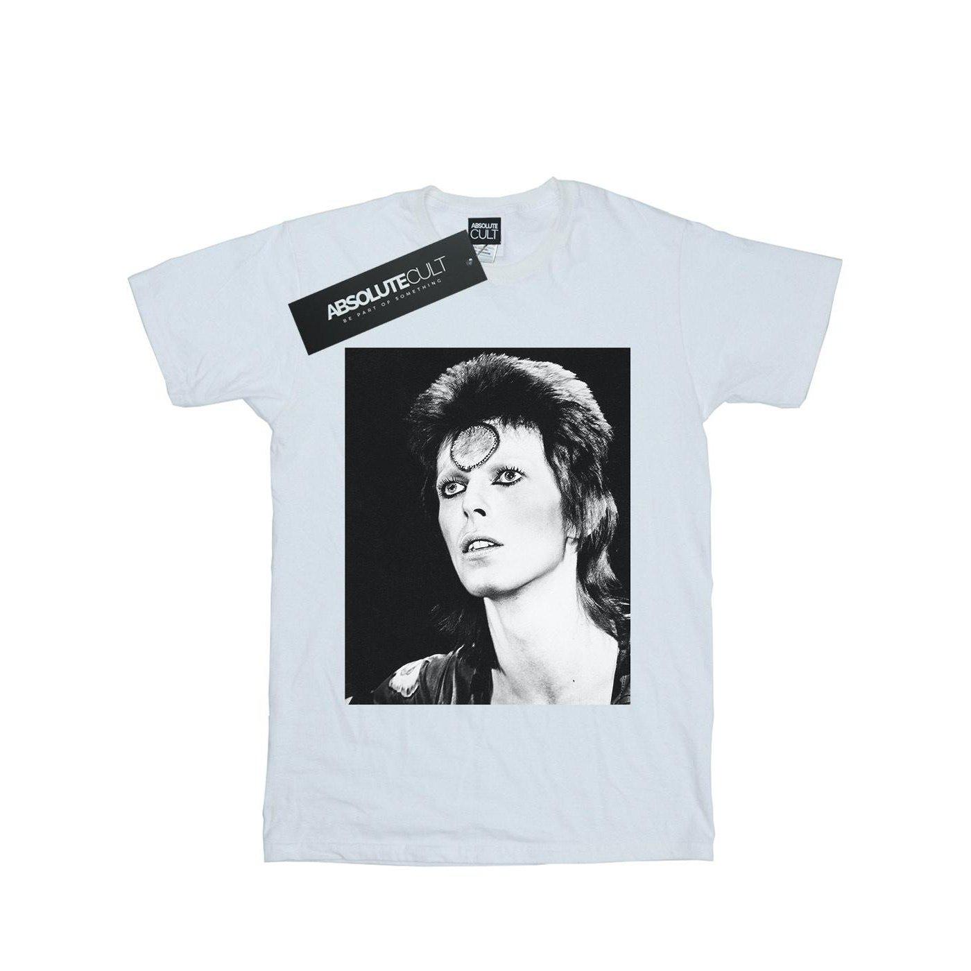 Ziggy Looking Tshirt Jungen Weiss 128 von David Bowie