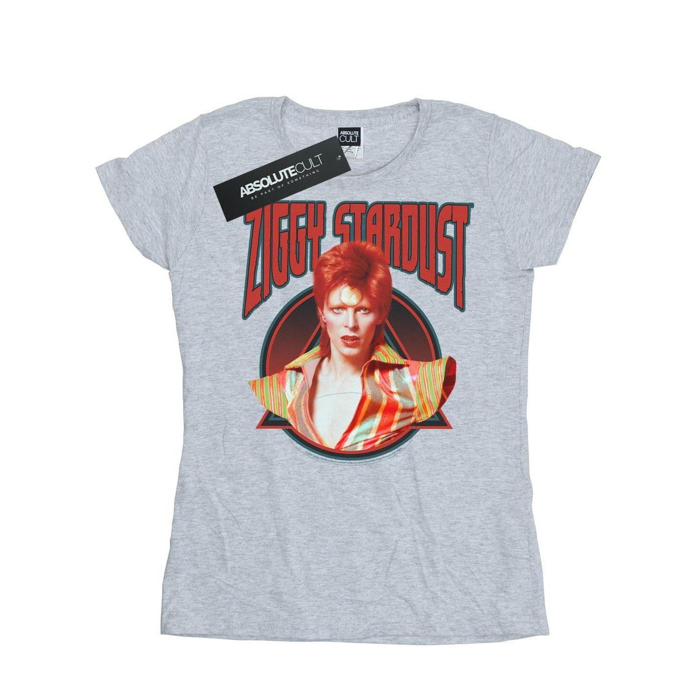 Ziggy Stardust Tshirt Damen Grau L von David Bowie