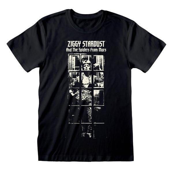 Ziggy Stardust Tshirt Damen Schwarz L von David Bowie