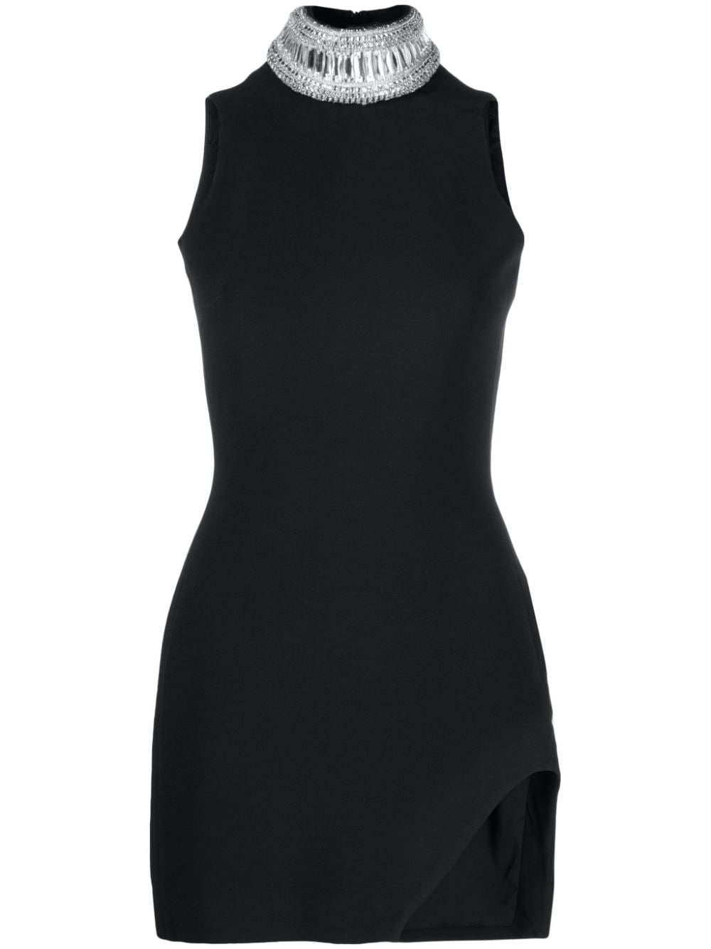 David Koma crystal-embellished racerback minidress - Black von David Koma