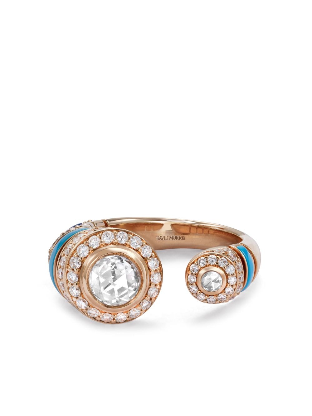 David Morris 18kt rose gold Asiyah diamond ring - Pink von David Morris