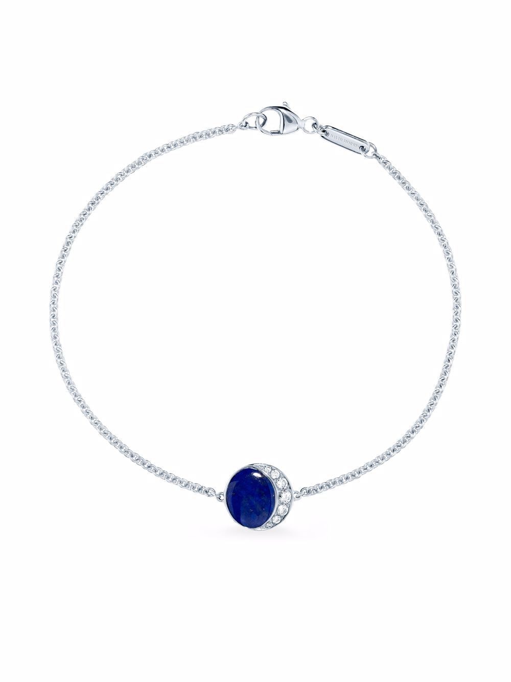 David Morris 18kt white gold Fortuna lapis lazuli and diamond bracelet - Silver von David Morris