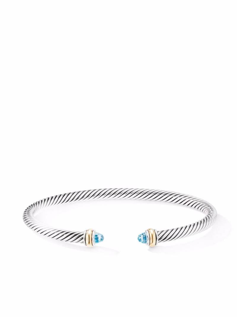 David Yurman 18kt yellow and sterling silver Cable Classics topaz bracelet von David Yurman