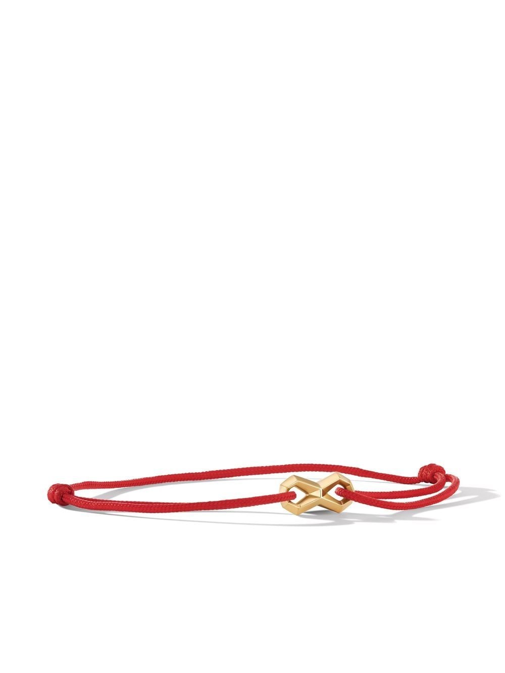 David Yurman 18kt yellow gold Infinity Link cord bracelet von David Yurman