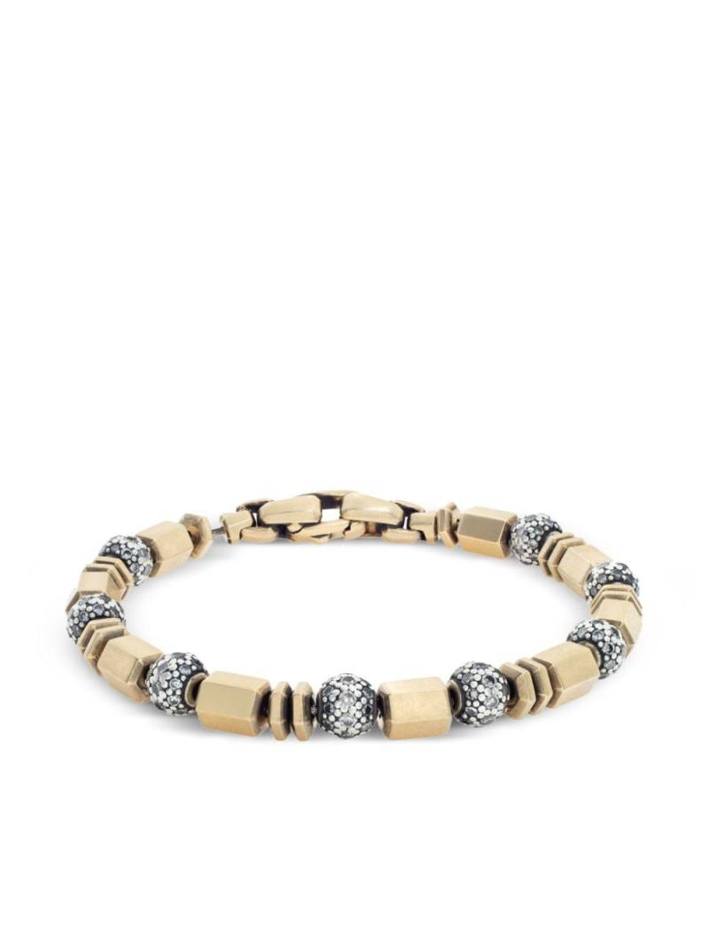 David Yurman 18kt yellow gold Spiritual Beads diamond bracelet von David Yurman