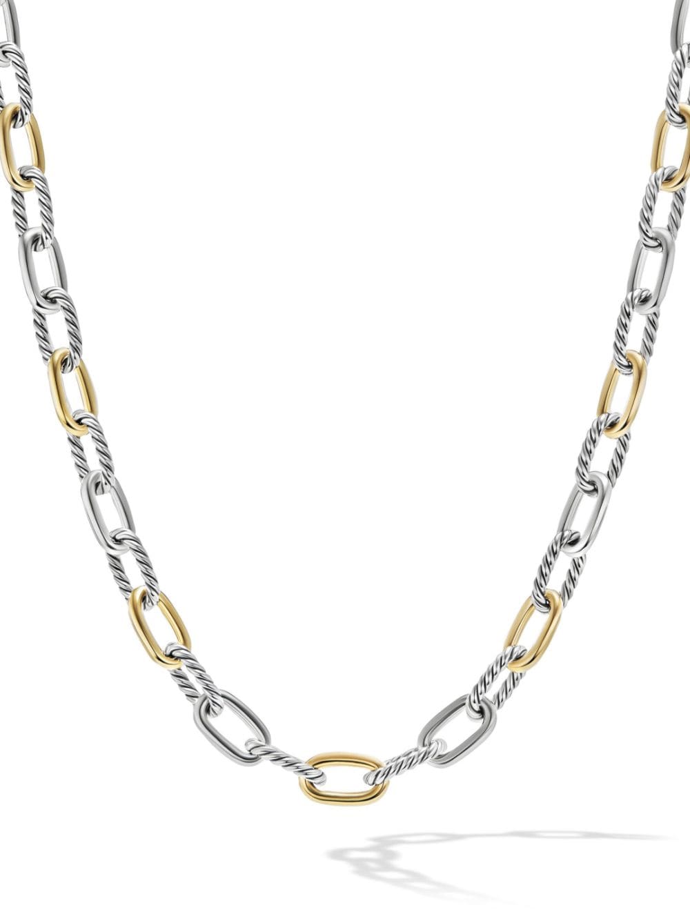 David Yurman 18kt yellow gold and silver Madison 8.5mm chain necklace von David Yurman