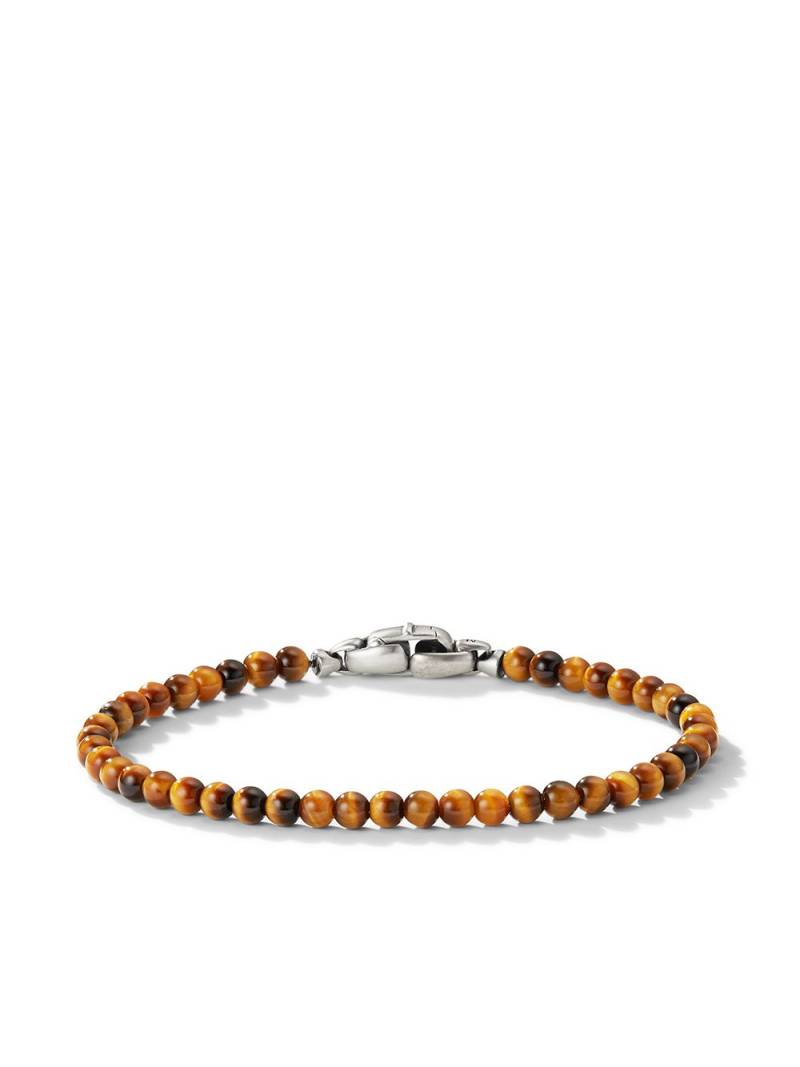 David Yurman sterling silver Spiritual Beads tiger eye bracelet von David Yurman