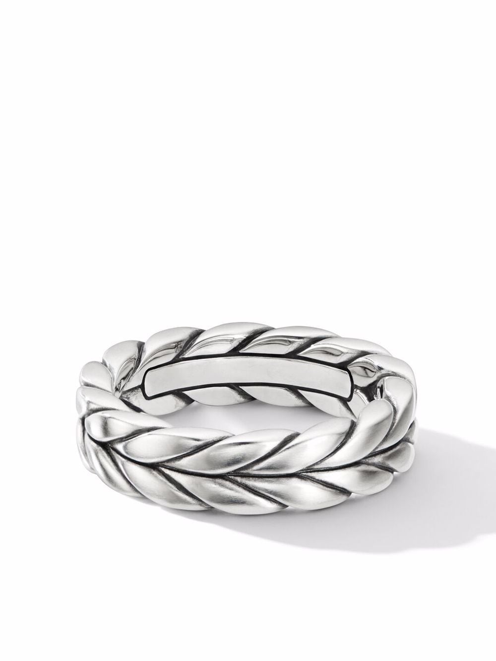 David Yurman sterling silver Chevron band ring von David Yurman