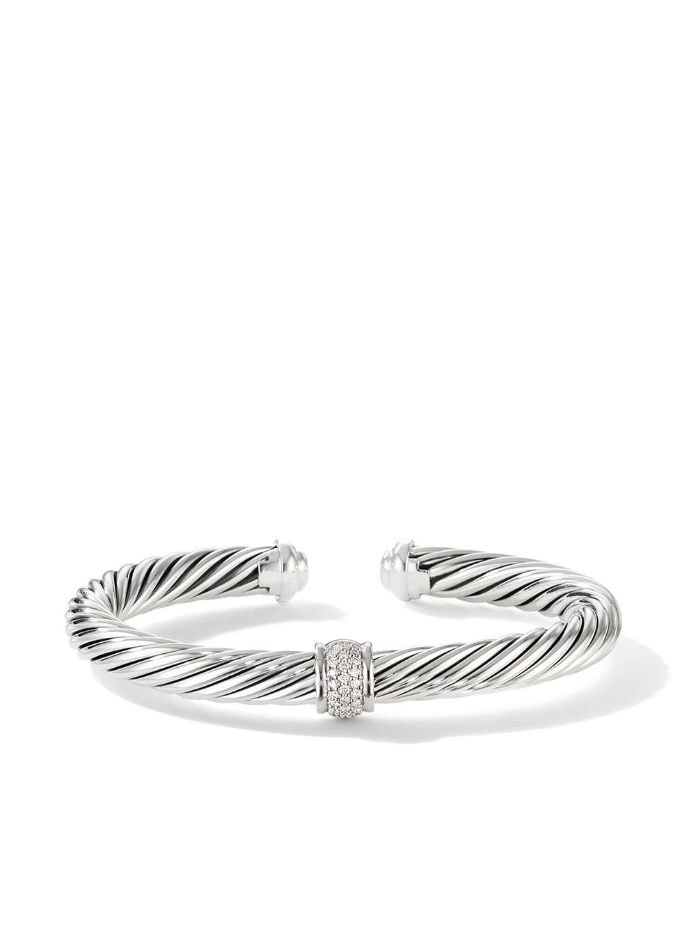 David Yurman sterling silver Cable Classics diamond bracelet von David Yurman