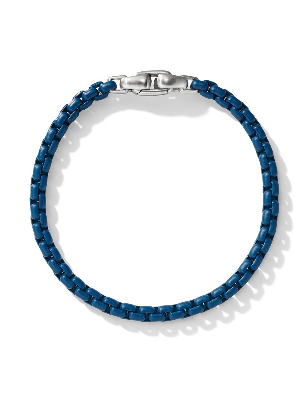 David Yurman sterling silver Box Chain bracelet - Blue von David Yurman