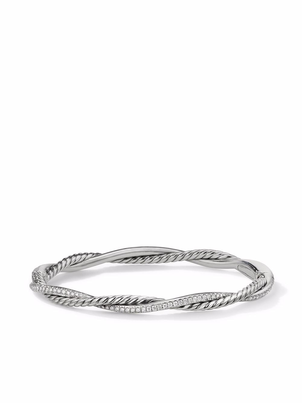 David Yurman sterling silver Petite Infinity diamond bracelet von David Yurman