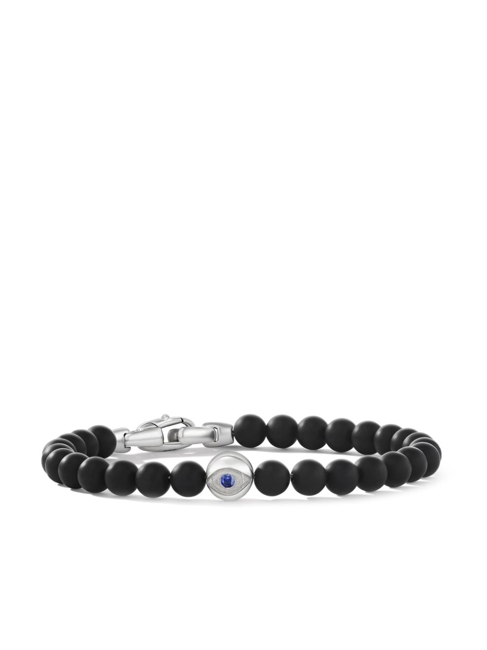 David Yurman Spiritual Beads onyx and sapphire bracelet - Silver von David Yurman