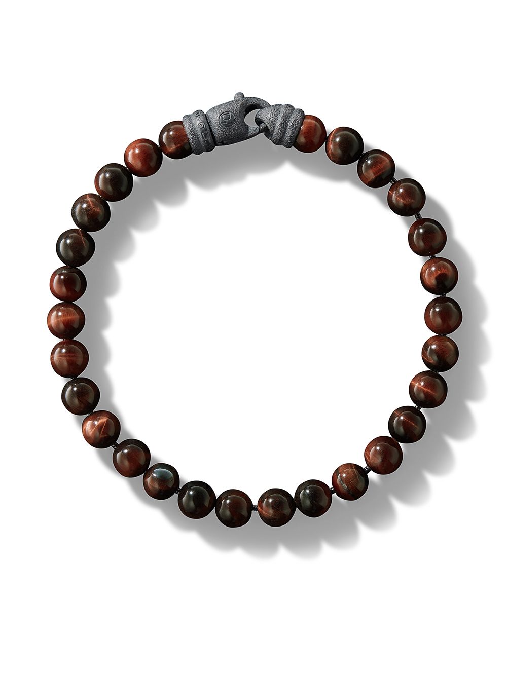 David Yurman sterling silver Spiritual Beads tiger eye bracelet - Red von David Yurman