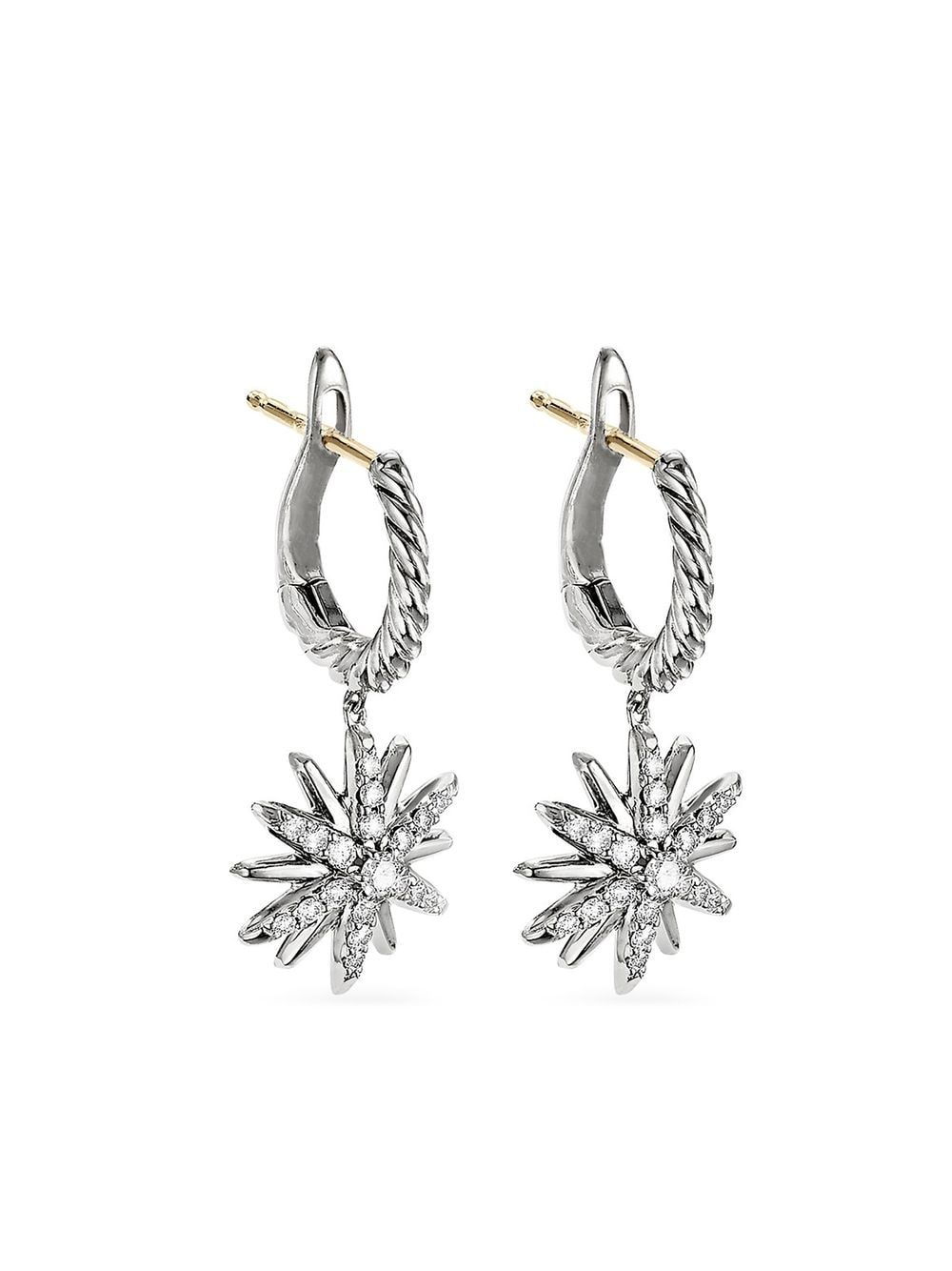 David Yurman crystal-embellished pendant earrings - Silver von David Yurman