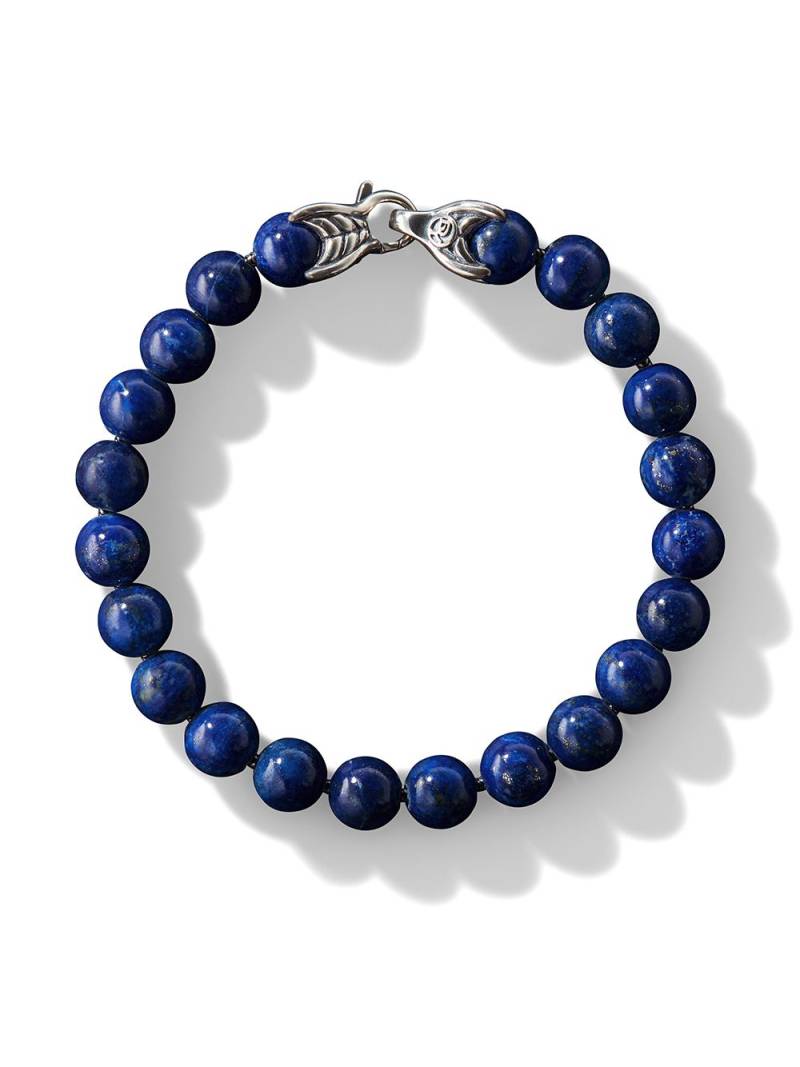 David Yurman sterling silver Spiritual Beads lapis bracelet - Blue von David Yurman