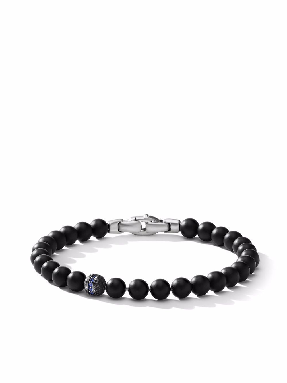 David Yurman Spiritual Beads pavé accent 6mm bracelet - Black von David Yurman