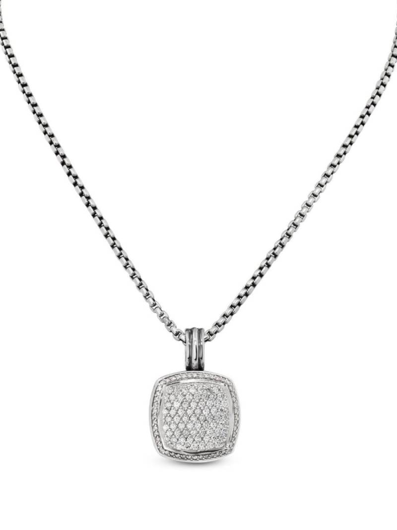 David Yurman sterling silver Albion diamond pendant necklace von David Yurman