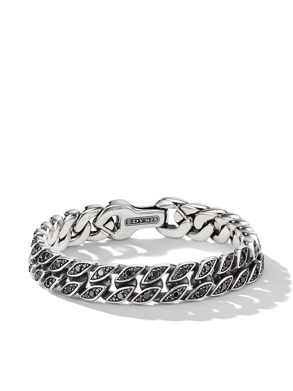 David Yurman sterling silver Curb Chain diamond bracelet von David Yurman