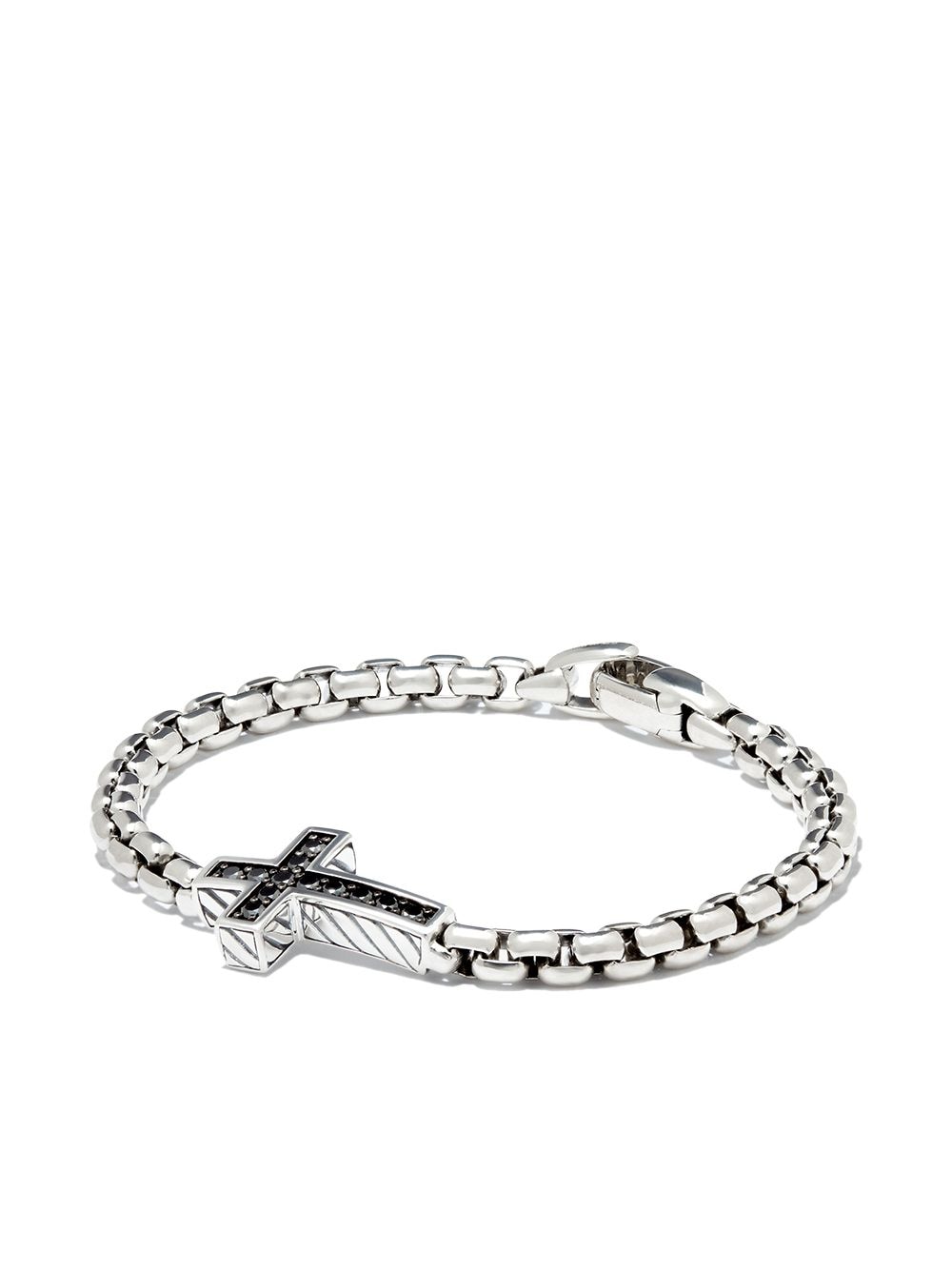 David Yurman sterling silver Pavé Cross diamond bracelet von David Yurman