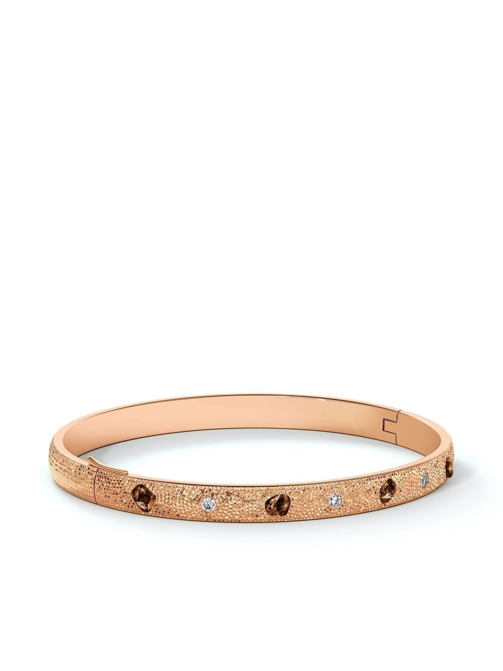 De Beers Jewellers 18kt rose gold Talisman diamond bangle bracelet - Pink von De Beers Jewellers